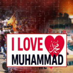 Ahilyanagar, protests erupt over i love mohammad rangoli