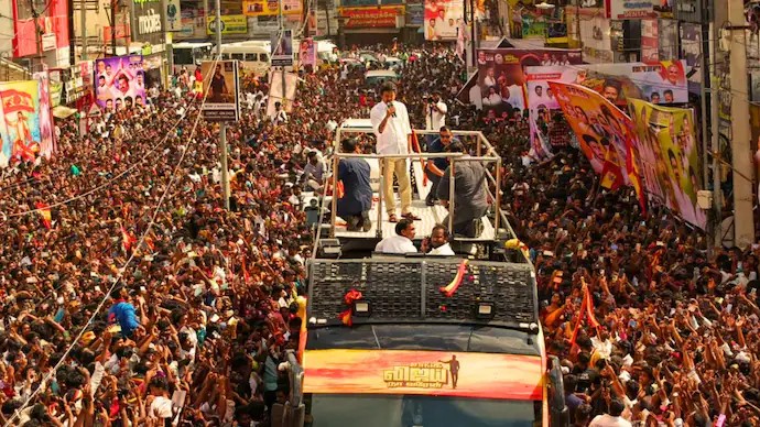 Vijay rally Tamil Nādu