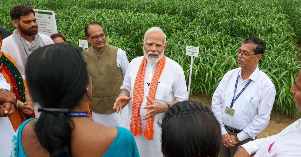 Prime Minister Narendra Modi launched two groundbreaking agricultural schemes worth over Rs 35,000 crore.