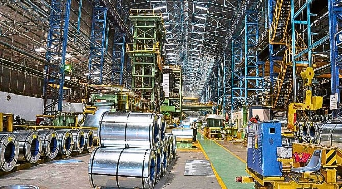Industrial output has increased by 3% during the period from April to September of this financial year.