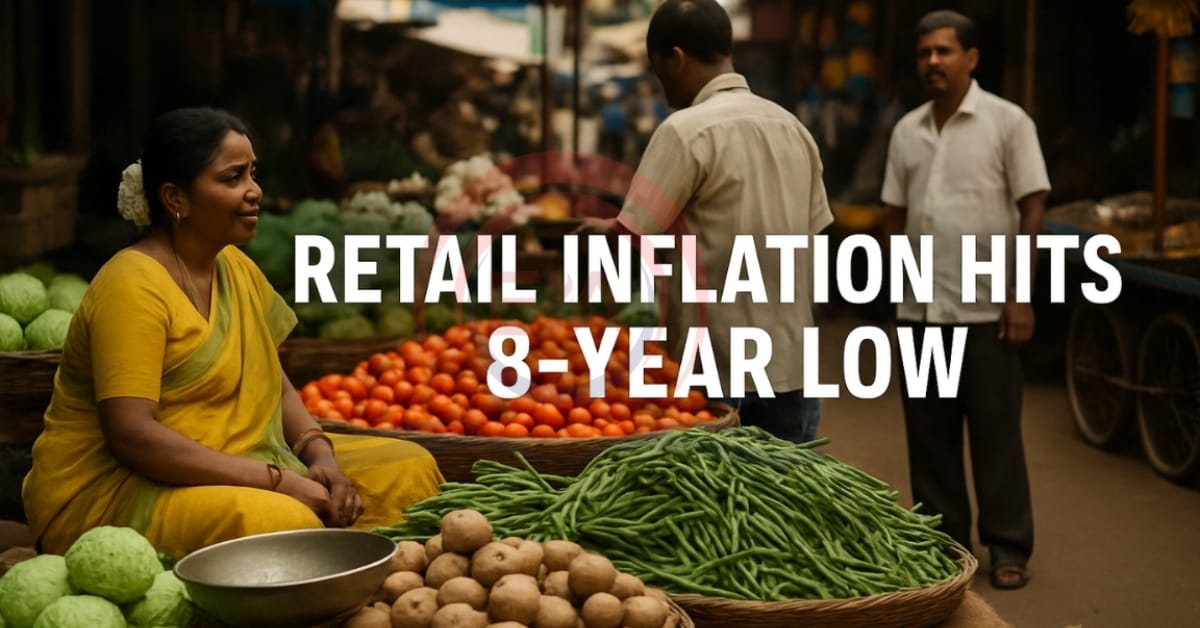 India's Retail Inflation Drops to Lowest Point