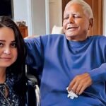Rohini Acharya with father Lalu Prasad Yadav