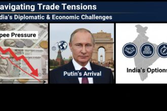 Vladimir Putin arrives in India on 4–5 December 2025. Is there a deeper strategy linking currency pressure, trade tensions and Russia’s sudden prominence?