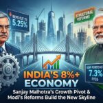 As RBI under Governor Sanjay Malhotra pivots from pure inflation fighting to growth support, and the Modi government pushes GST, labour and tax reforms.