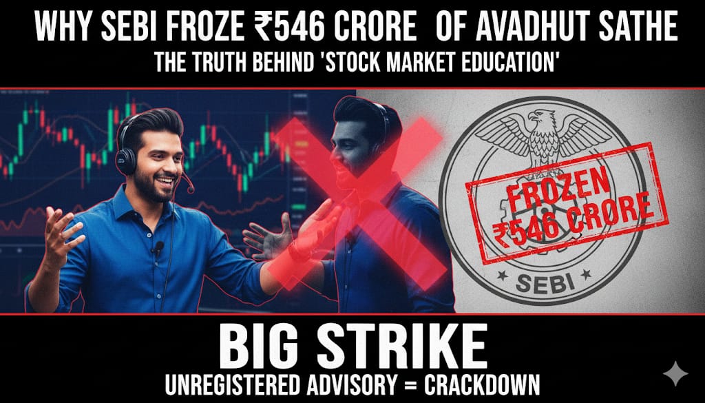 SEBI’s Big Strike On A Star Finfluencer: Why 546 Crore Was Frozen And What Went Wrong