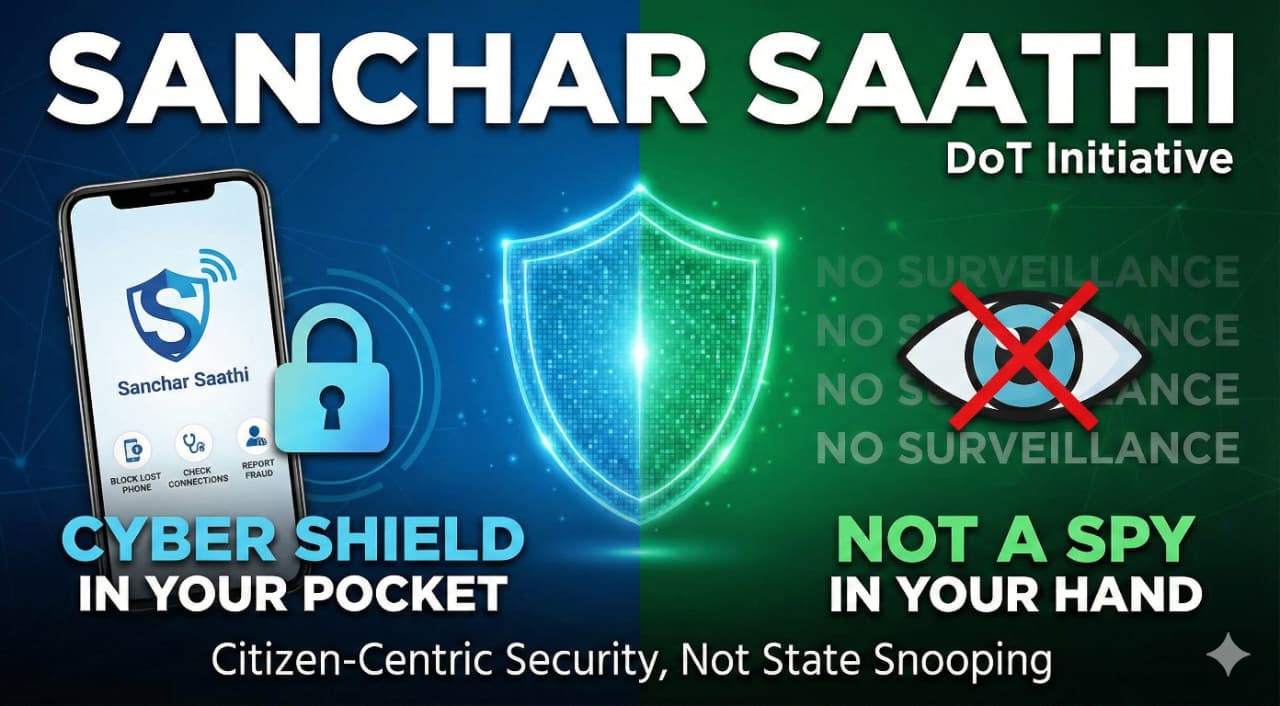 Sanchar Saathi – A Lifeline Against Digital Fraud, Not A Surveillance Tool