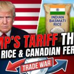 Trump signals possible new tariffs on Indian rice and Canadian fertilizer, intensifying trade tensions with India and Canada while US farmers face rising costs, political uncertainty and the risk of a new tariff war.