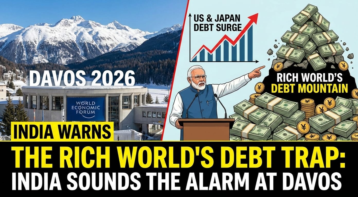 For decades, developed nations lectured emerging economies on fiscal discipline. Now, the tables have turned as India warns of a global "mountain of debt" that could come crashing down.