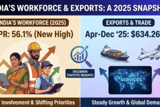 More people were joining the workforce; rural India was stepping up; women were making progress; and exports helped keep things steady.