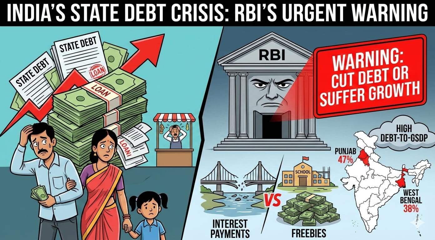 RBI’s Warning to States: Cut Debt or Risk Growth, Welfare, and Investment