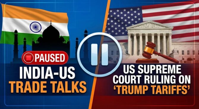 India-US trade deal talks have been rescheduled after the US Supreme Court struck down President Trump's sweeping tariff authority under the IEEPA.