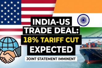 India and US may sign a joint statement on the first tranche of their trade agreement in 4–5 days, Piyush Goyal says, with a legal agreement targeted by mid-March and a proposed US executive order to cut tariffs to 18%.