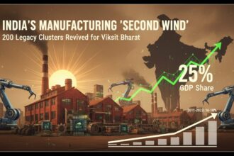 India’s manufacturing dreams are being rewritten in Parliament, with Finance Minister Nirmala Sitharaman’s Budget 2026 announcement to revive 200 legacy industrial clusters