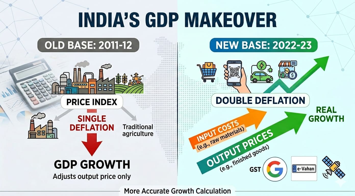 India GDP new base year 2022-23
