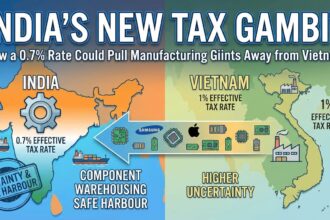 India's New Tax Gambit: How a 0.7% Rate Could Pull Manufacturing Giants Away from Vietnam