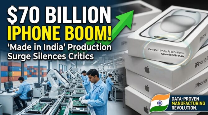 Apple's iPhone production and export surge from India is not just a business milestone it is a manufacturing revolution that data proves, and politics cannot deny