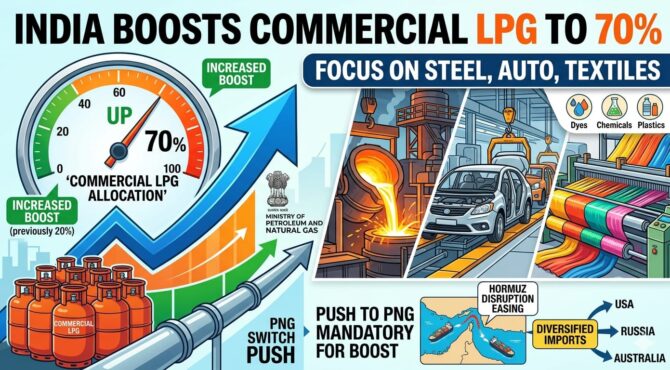 Commercial LPG supply in India
