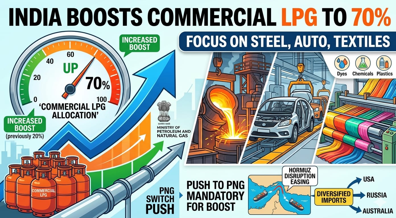 Commercial LPG supply in India