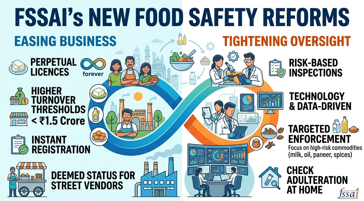 How perpetual licences, higher thresholds and risk-based inspections will reshape India’s food safety regime