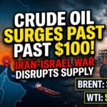Global oil prices breach $100 per barrel for the first time in over three years as the Iran war disrupts production.