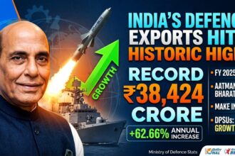 India defence exports FY 2025-26