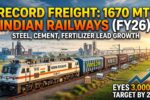 Indian Railways freight growth FY26