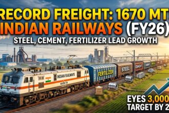Indian Railways freight growth FY26