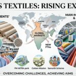 India’s textile exports hit Rs 3.16 lakh crore in FY26, up 2.1 per cent with RMG leading. Explore post-MFA struggles, DFTP for LDCs, inverted MMF duties, and policy revival via PM MITRA.