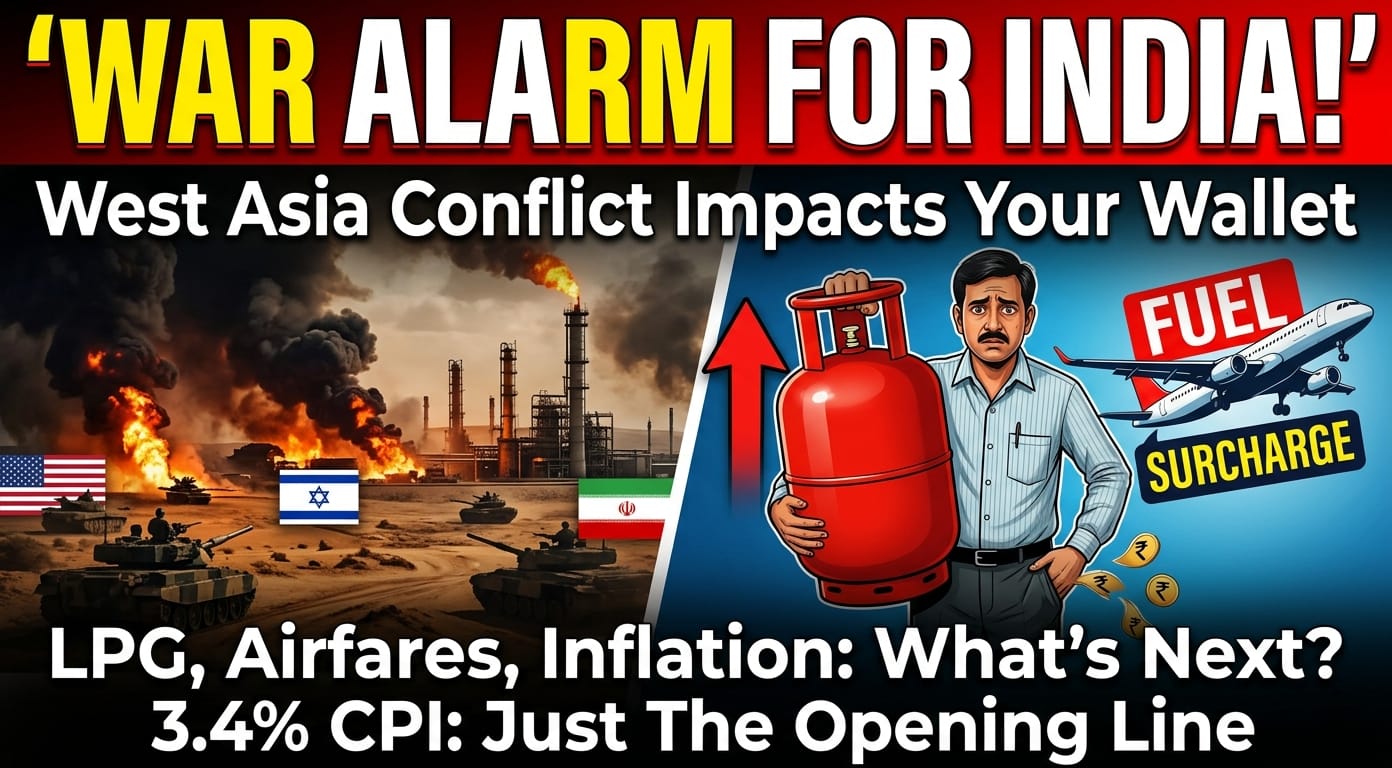 India's headline inflation, as measured by the Consumer Price Index (CPI), rose to 3.4% in March, according to data released by the Ministry of Statistics and Programme Implementation (MoSPI).