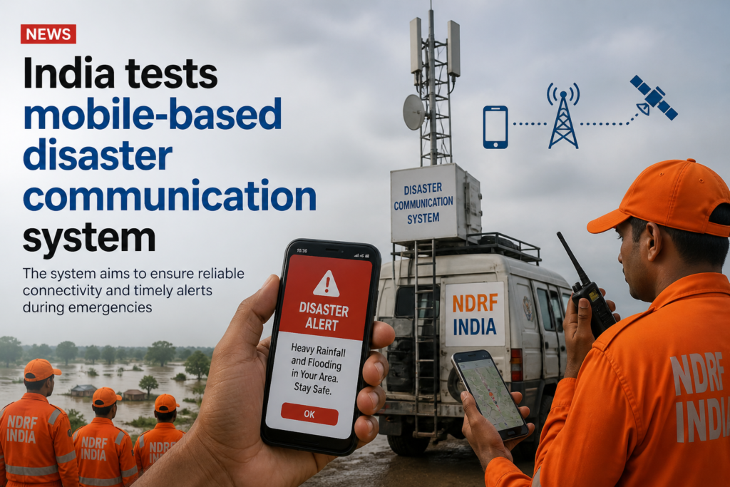Instant Disaster Government tests nationwide mobile-based disaster communication systems