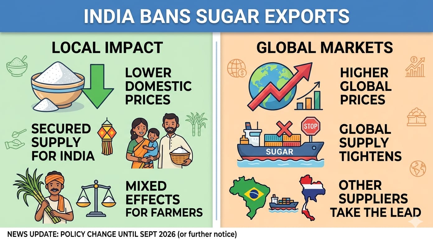 India sugar export ban