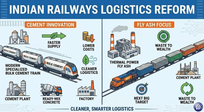 Indian Railways cement transport