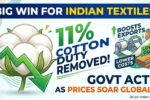 cotton duty removal India