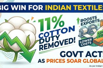 cotton duty removal India
