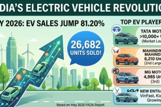 EV sales May 2026