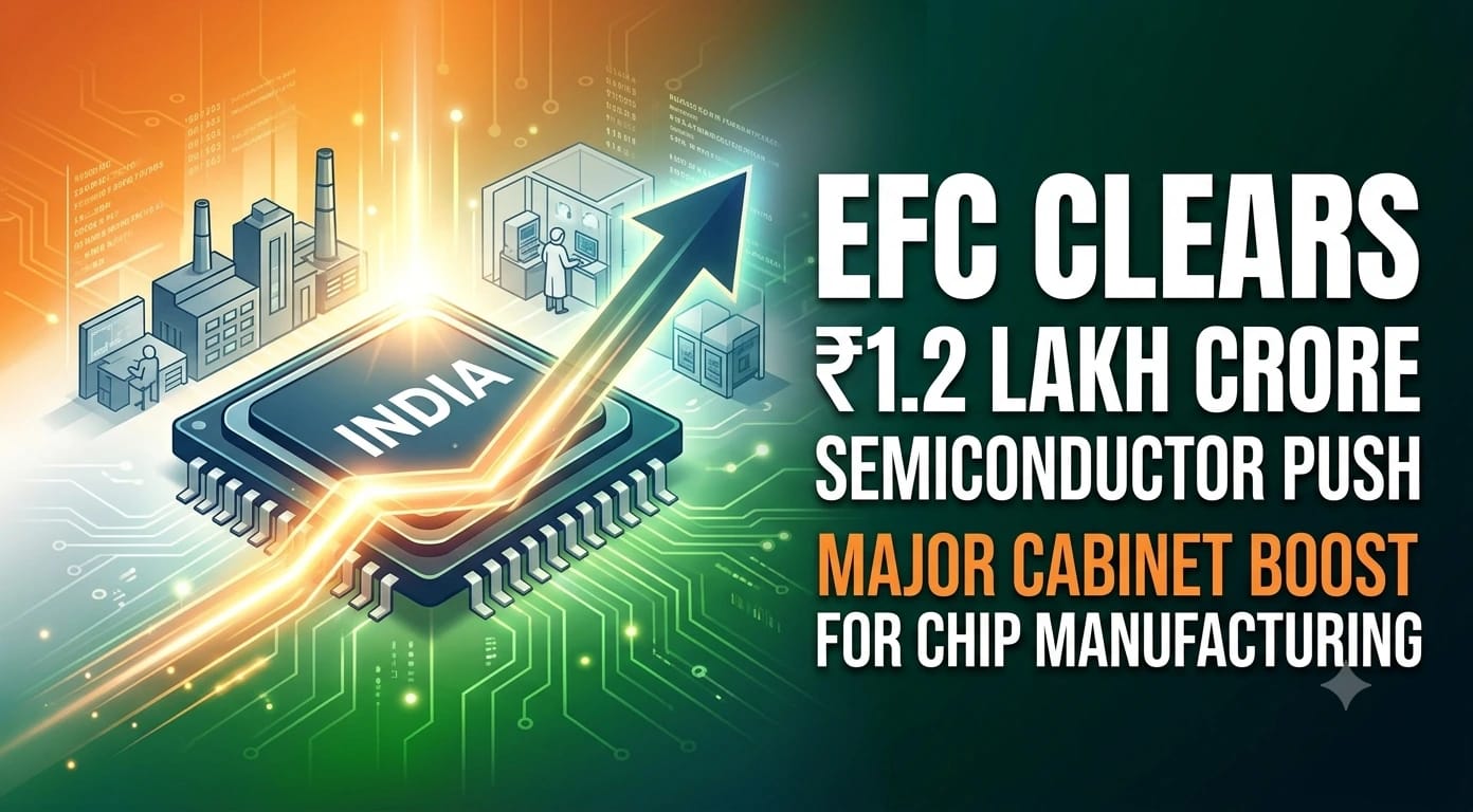 Budget support for semiconductor mission moves ahead as the cabinet clears a major proposal for chip manufacturing and related ecosystem growth.