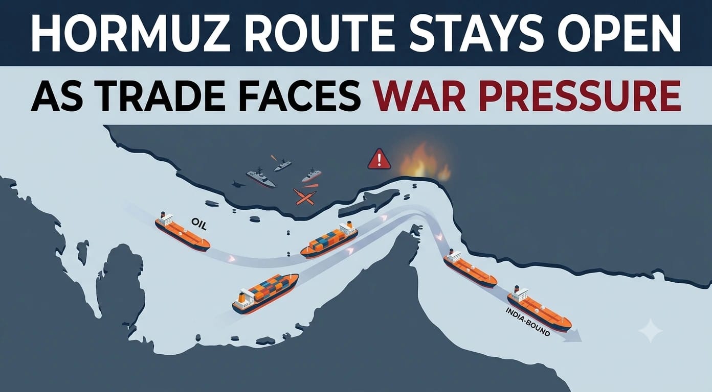 Even as conflict and security concerns continue in the region, vessels carrying Indian cargo are still finding a way through the key shipping route.