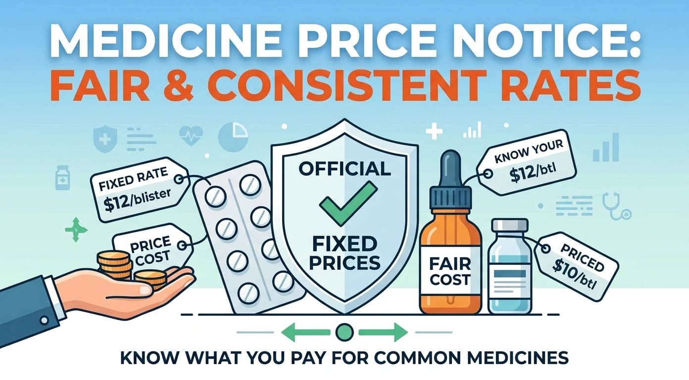 official medicine price notice