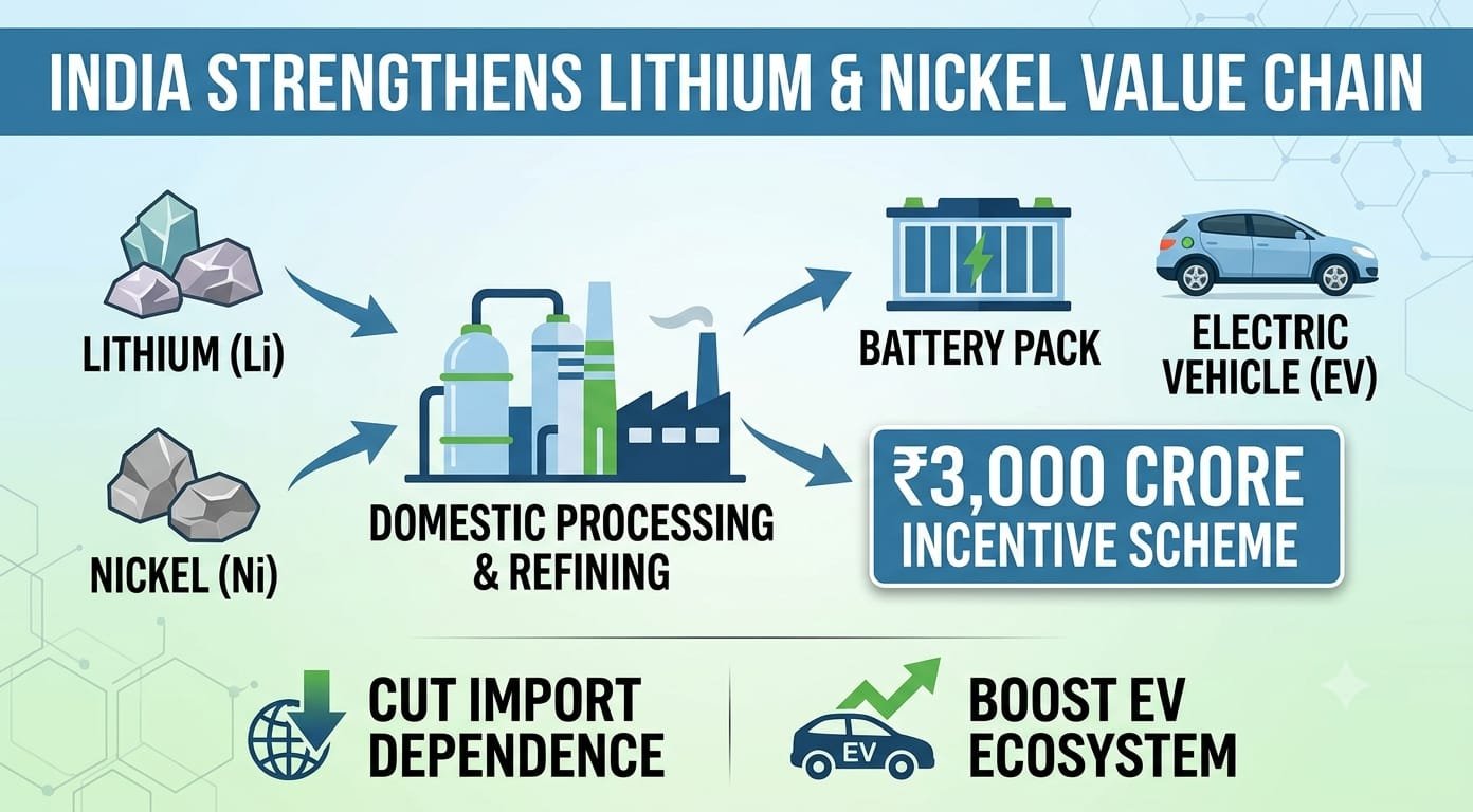 Lithium and nickel