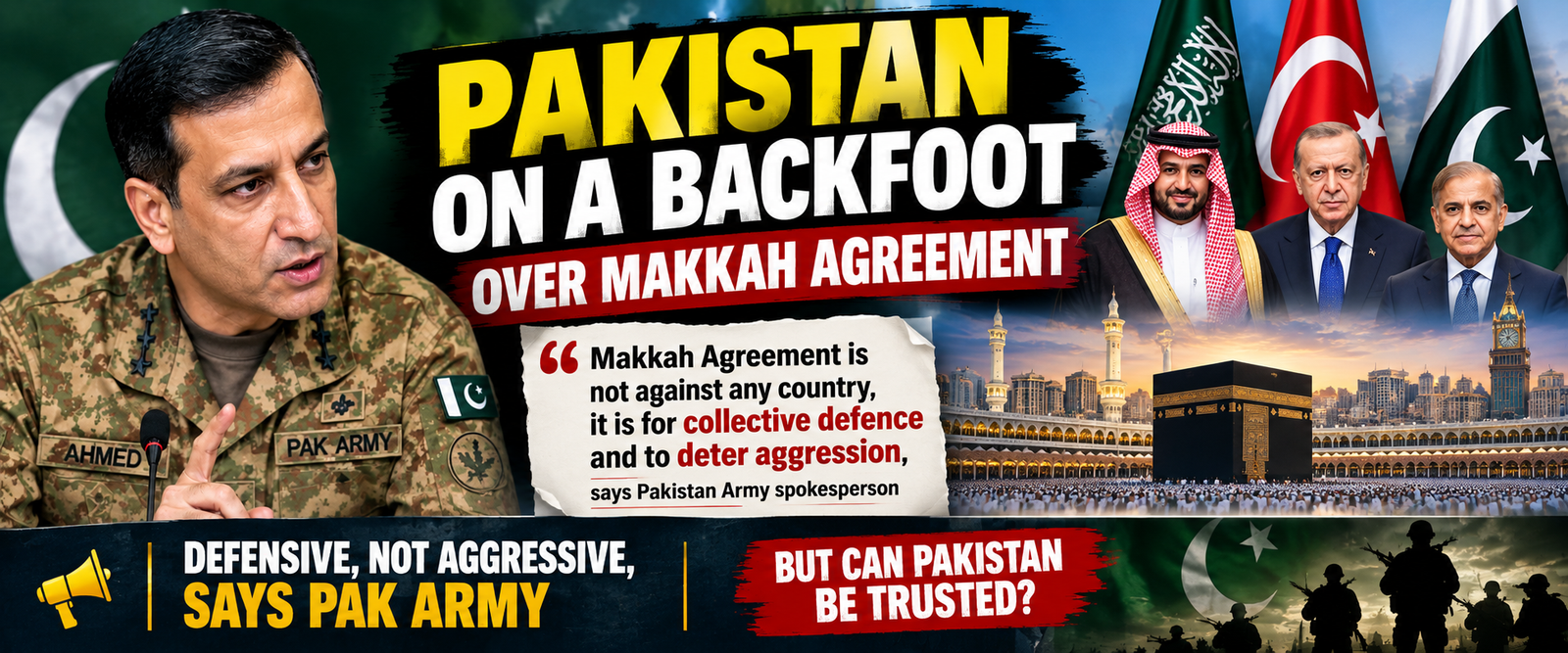 Pakistan clarifies Makkah Agreement amid rising doubts - The Pamphlet