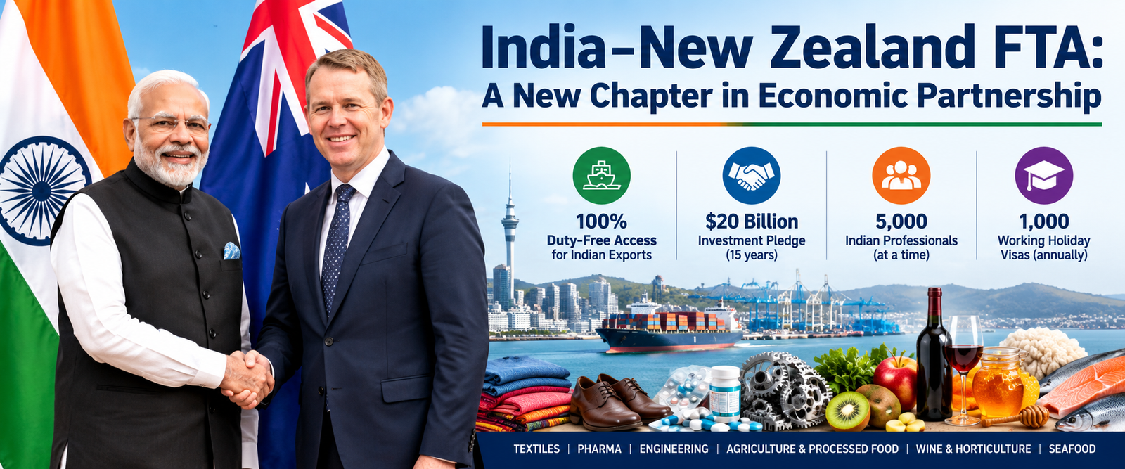 New Zealand parliament clears FTA with India; A major boost for trade and economic mobility  - The Pamphlet
